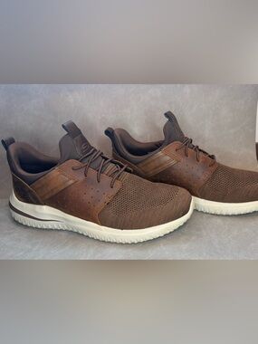 Skechers Slip-ins GOwalk Arch Fit Men’s Size 12 Brown Hands Free Comfort Walking